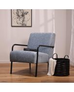 כורסא בד בגוון תכלת דגם פרדי