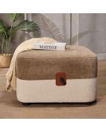 הדום בד 60*60 גוון חום וקרם דגם הנרי