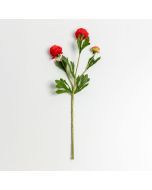 פרח מלאכותי אדום 42 ס"מ דגם קליאו