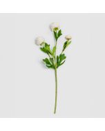 פרח מלאכותי לבן 42 ס"מ דגם קליאו