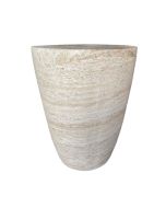 הדום עגול דמוי אבן בז' 37*37 דגם אלטון