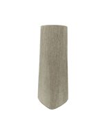 אגרטל מרובע פולירסין בז' 30 ס"מ דגם מידאס