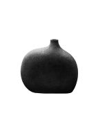 אגרטל פולירסין שחור 19 ס"מ דגם נואל