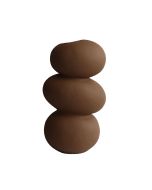 אגרטל קפסולה חום 32*18