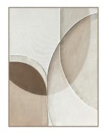 ציור 120*90 ס"מ גוון בז-חום דגם רונלינה 1