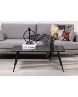 שולחן סלון 110*60 ס"מ בגוון שחור דגם LEWIS