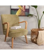 כורסא בד בגוון מוזהב דגם CACE