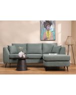 ספה פינתית תלת מושבית בד בגוון ירוק 240 ס"מ דגם RANDEVU