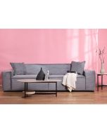 ספת תלת מושבית 280 ס"מ בד קורדרוי אפור דגם COOL