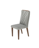 כיסא פינת אוכל מעוצב דגם מיגל בגוון אפור