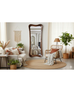 מראת קיר גדולה דגם שלגיה 160 ס"מ בגוון אגוז