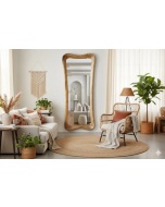 מראת קיר גדולה דגם שלגיה 160 ס"מ בגוון אלון