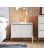 שידת לילה בגוון אופוייט דגם אמבר