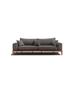 ספה רוחב 250 ס"מ דגם KANYA בגוון אפור כהה