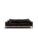 ספה רוחב 250 ס"מ דגם KANYA בגוון שחור