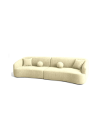 ספה ברוחב 250 ס"מ דגם DONA בגוון שמנת