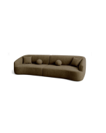 ספה ברוחב 250 ס"מ דגם DONA בגוון חום