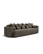 ספה ברוחב 300 ס"מ דגם NIKOL בגוון אפור כהה