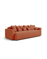 ספה ברוחב 300 ס"מ דגם NIKOL בגוון כתום