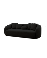 ספה ברוחב 200 ס"מ דגם CELINE בגוון שחור