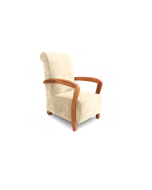 כורסא דגם KING בגוון שמנת