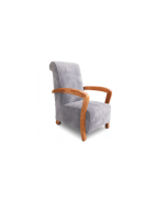 כורסא דגם KING בגוון אפור בהיר