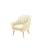 כורסא דגם CLOD בגוון שמנת