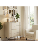 שידת 4 מגירות מעוצבת דגם סופיה גוון קשמיר