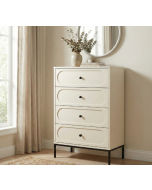 שידת 4 מגירות מעוצבת דגם עדן גוון קשמיר