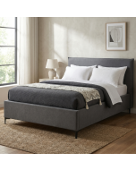 מיטה לנוער 190×120 עם ארגז מצעים דגם גלורי בגוון אפור