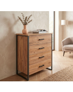 קומודה 4 מגירות דגם קרינה