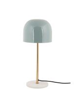 מנורת שולחן מעוצבת ממתכת דגם Manta כחול מיסטי