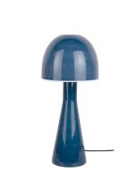 מנורת שולחן מעוצבת מזכוכית דגם Bombin צבע כחול