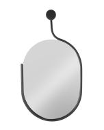 מראה מעוצבת עם מסגרת ברזל דגם אליפטיקל גובה 70 ס"מ