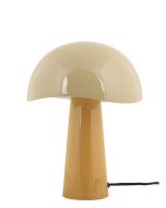 מנורת שולחן מעוצבת ממתכת דגם Grato בגווני צהוב