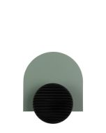 מתלה מעוצב לקיר דגם נוב צבע ירוק בשילוב שחור