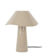 מנורת שולחן מעוצבת ממתכת דגם Ameno צבע אפור חמים