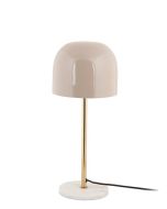 מנורת שולחן מעוצבת ממתכת דגם Manta אפור חמים