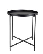 שולחן צד ממתכת דגם Meseta גוון שחור