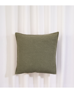 כרית נוי כולל מילוי 45x45 ס"מ דגם טדי צבע ירוק כהה