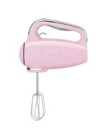 מיקסר ידני יוקרתי בעיצוב רטרו דגם HMF01 מבית Smeg  ורוד
