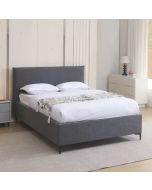 מיטה לנוער 190×120 עם ארגז מצעים דגם גלורי בגוון אפור