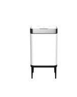 פח 60 ליטר נפתח בלחיצה עם פח פנימי דגם Lianer צבע לבן