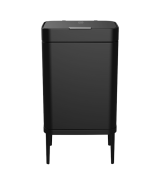 פח 60 ליטר נפתח בלחיצה עם פח פנימי דגם Lianer צבע שחור מלא