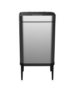 פח 60 ליטר נפתח בלחיצה עם פח פנימי דגם Lianer צבע כסוף