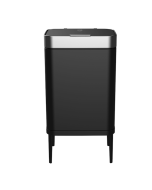 פח 60 ליטר נפתח בלחיצה עם פח פנימי דגם Lianer צבע שחור