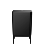 פח 60 ליטר שחור מלא עם פח פנימי וחיישן עליון FUTURE