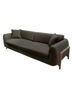 ספה באורך 300 ס"מ דגם MOZART בגוון שחור