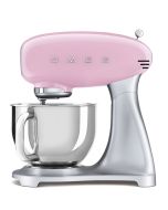 מיקסר עמידה יוקרתי ומעוצב דגם SMF02 מבית Smeg ורוד משולב