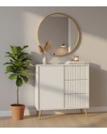 שידת קומודה דגם ברצלונה רוחב 91 ס"מ בגוון לבן